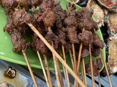 炸羊肉串-陈记生蚝烧烤炒菜火锅