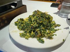 韭菜末炒鸡蛋-三味鱼屋(琥珀山庄店)