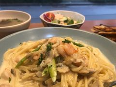 蓝钻虾松海胆酱意大利面-红小满休闲餐厅(十全街店)