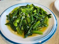 有机油麦菜-巧克力渔家.小船海鲜胶东菜(万平口店)