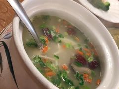 养颜山菌汤-大眼锅贴饺子(河西店)