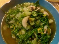 手捏菜炒蘑菇-河上轩(湖墅北路店)