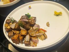 杏鲍菇黑椒牛肉粒-彩虹之约•淮扬家宴(亚运村店)
