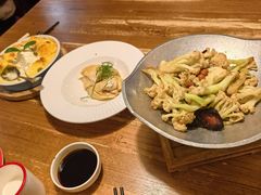 干锅有机花菜-新白鹿餐厅(龙游路总店·杭帮菜名店)