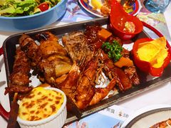 切牛胸肉拼盘-Gray Whale 灰鲸餐厅(北美N1店)