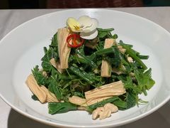 橄榄油丝瓜尖-北平楼·烤鸭·北京菜(牡丹园店)
