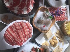 -海上明月海鲜火锅 鲜切牛肉