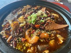 海鲜毛血旺-粤尚腾香居中餐厅(首都机场希尔顿店)
