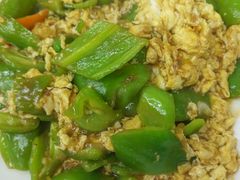 青椒炒鸡蛋-北戴河庆山饭店·海鲜砂锅粥(北戴河黑石路店)