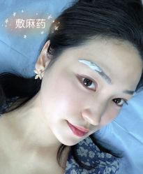 -西施无菌半永久纹绣眉眼影唇轻增发纹发际线
