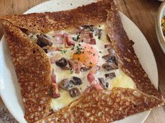 鸡蛋蘑菇熏肉荞麦可丽饼-RAC BAR(安福路店)