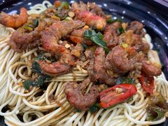 小龙虾拌面-常熟炒浇面馆(蓝旗街店)