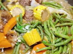 排骨炖豆角-粘豆包铁锅炖二部(温泉街店)