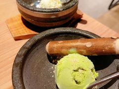 石烧香草冰淇淋-烧肉达人•炭火烧肉(新天地店)