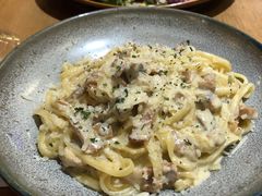 奶油培根意面-HELLO 27 意面·沙拉·帕尼尼