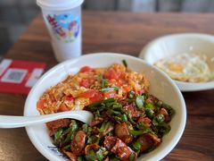 青椒唐人神香肠-德天顺盖码饭(人民西路店)