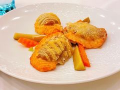 蘑菇烤虹鳟鱼-莫斯科餐厅