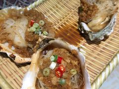 蒜蓉烤扇贝-19°c海鲜烧烤大排档