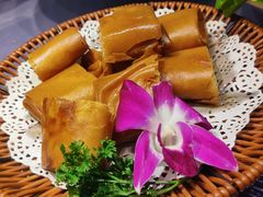 荠菜虾仁春卷-妈妈菜舟山海鲜(沈家门店)