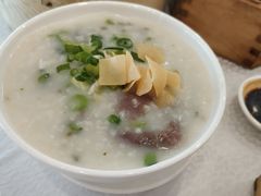 菜心粒牛肉鱼片粥-番禺宾馆丽苑厅