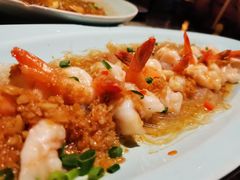 金银蒜蒸凤尾虾-绿茶餐厅(深圳龙华天虹购物中心店)