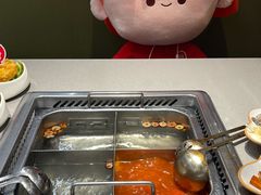 番茄锅底四宫格-海底捞火锅(高新万达店)