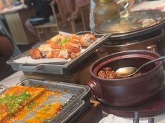 粉丝裹虾-绿茶餐厅(滨海万达广场店)