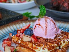 冰淇淋华夫饼-原石牛扒·约会餐厅(龙城万科里店)