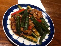 黄秋葵炒牛柳-熠盛·本帮菜Bistro(永嘉路店)
