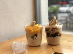 芒果脆波波冰淇淋-喜茶(东莞汇一城店)