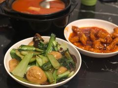 青菜面筋香菇-蟹黄鱼面·锦园(定西路店)