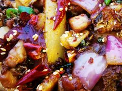 干锅兔-兔行天下-鸿鹤鲜锅兔(中海国际店)