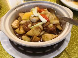 菱角茭白烧鲜鲍-空中一号宴会厅(信合大厦店)