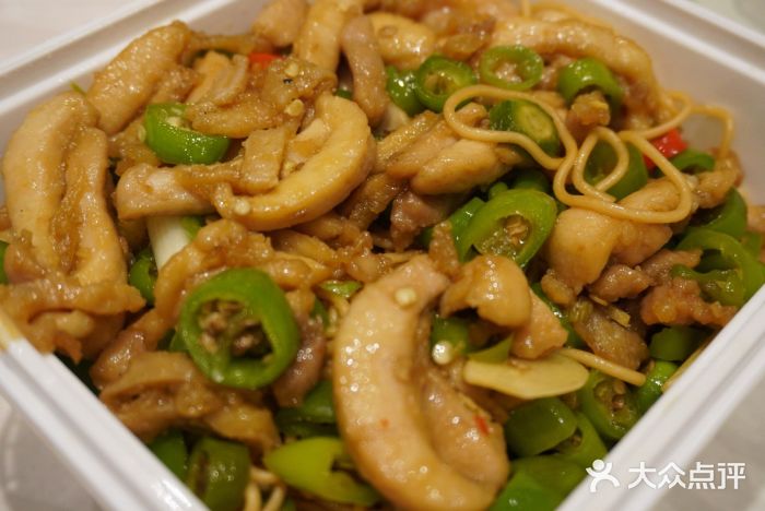 凯鸽酒楼•雁北民间菜(华北星店)鲜椒鸡捞面图片