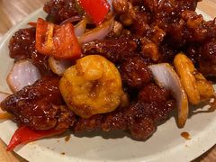 椒香虾仁爆鸡球-陈傻子餐厅(世纪都会店)