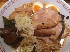 黑麻油豚骨拉面-老龙亭拉面店