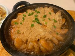 石板蒜蓉虾-小菜园新徽菜(合肥之心城店)