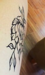 点击看大图 腿部-XTATTOO海娜手绘