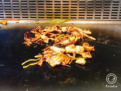 香辣铁板鱿鱼-大成铁板烧•板前(复古餐厅石老人店)