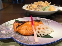 柚子汁烤三文鱼-日本桥怀石料理(北京长安大厦店)