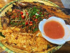 香茅草烤鲈鱼-云上千禾(水上店)