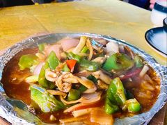 丝瓜炒鱿鱼-得记得潮州海鲜砂锅粥(宝业路店)