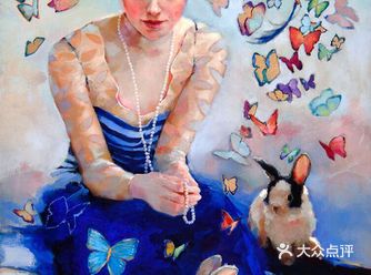 来自艺术家Donna Young的油画，画面中色彩的
