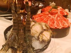 -鲜入围煮花胶鸡海鲜火锅