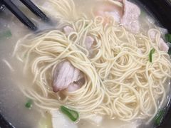 虾仁肉片炒冬笋面-晓午阳常熟炒浇面(红庙店)