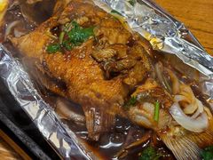 酱烤活鲈鱼-新白鹿餐厅(龙游路总店·杭帮菜名店)