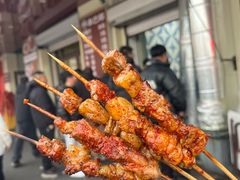 -劳动公园新疆人烤腰子