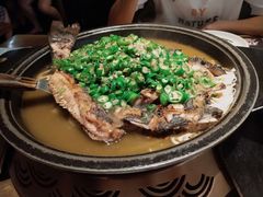翡翠青椒烤黔鱼-烤匠麻辣烤鱼(环球中心店)