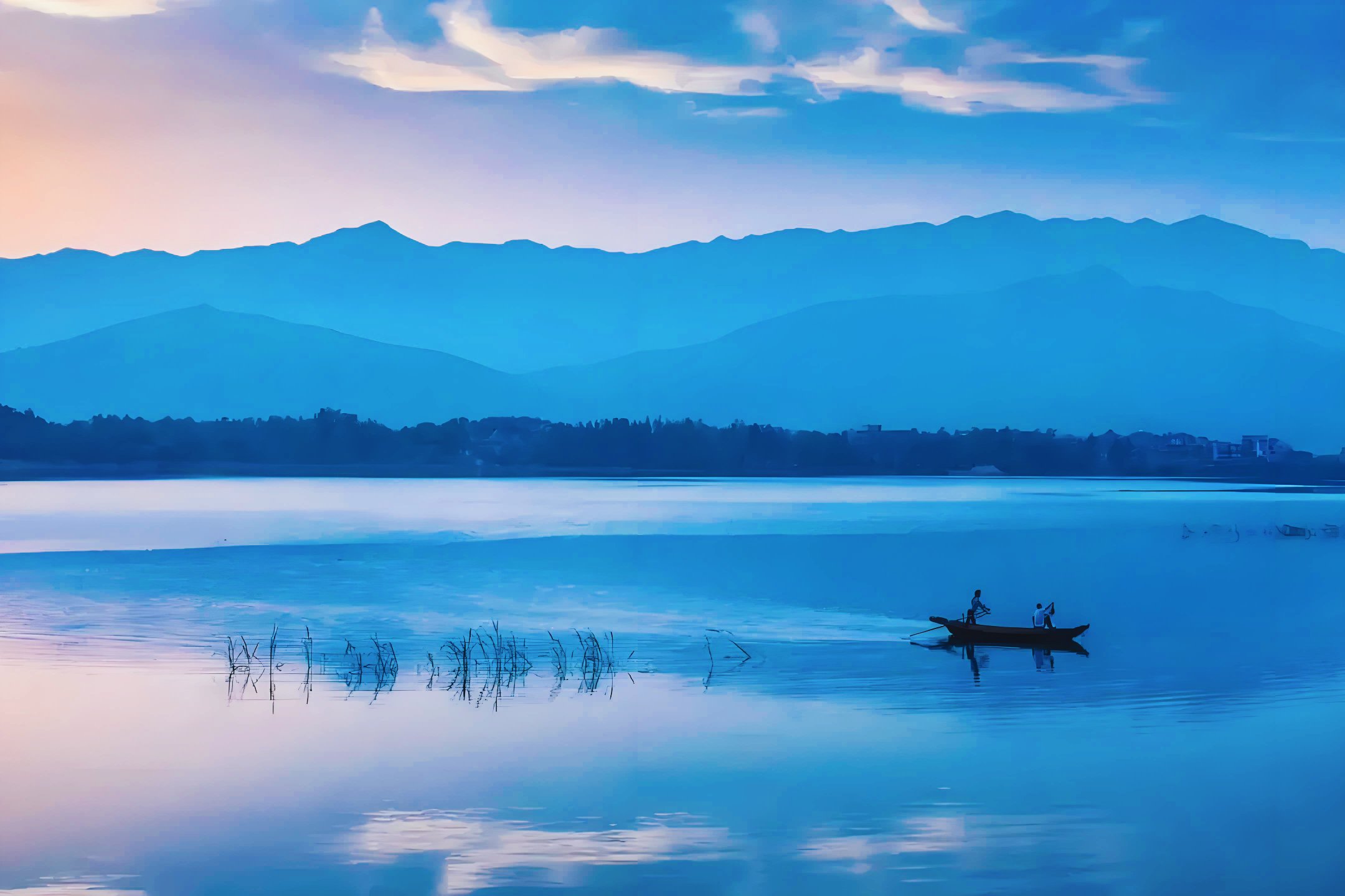 江河湖海图片大全图画图片