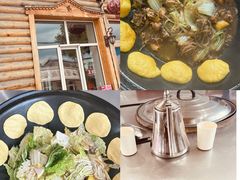 -粘豆包柴火铁锅炖